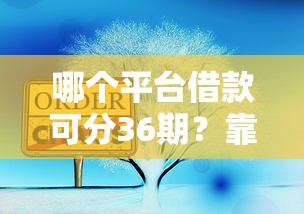 哪个平台借款可分36期？靠谱分期贷款平台深度解析