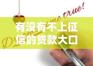 有没有不上征信的贷款大口子？揭秘这些渠道的真相！
