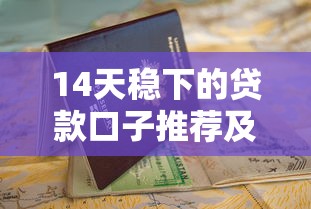 14天稳下的贷款口子推荐及申请避坑指南