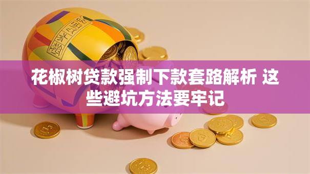 花椒树贷款强制下款套路解析 这些避坑方法要牢记