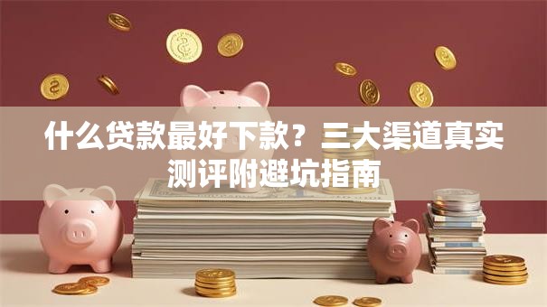 什么贷款最好下款？三大渠道真实测评附避坑指南
