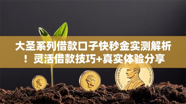 大圣系列借款口子快秒金实测解析！灵活借款技巧+真实体验分享