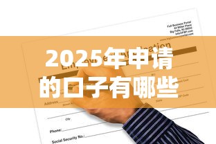 2025年申请的口子有哪些？当前靠谱平台深度实测