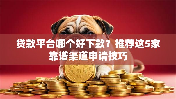 贷款平台哪个好下款？推荐这5家靠谱渠道申请技巧