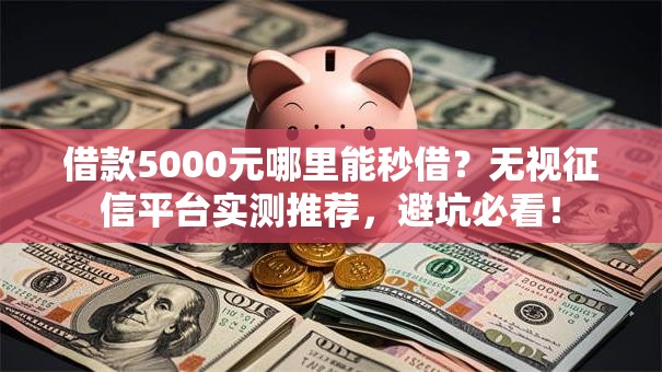 借款5000元哪里能秒借？无视征信平台实测推荐，避坑必看！