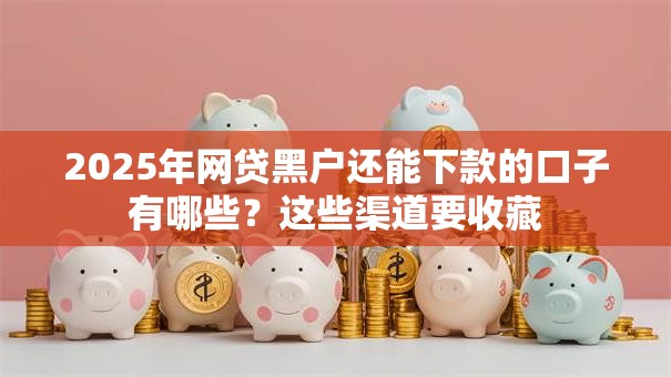 2025年网贷黑户还能下款的口子有哪些？这些渠道要收藏