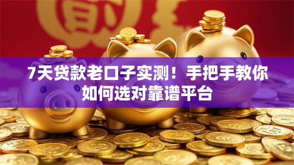 7天贷款老口子实测！手把手教你如何选对靠谱平台