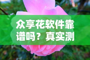 众享花软件靠谱吗？真实测评+避坑指南