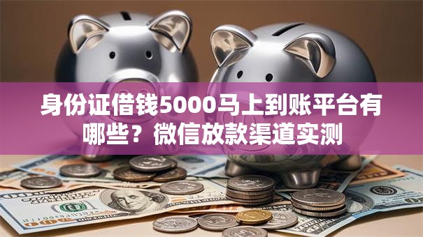 身份证借钱5000马上到账平台有哪些？微信放款渠道实测