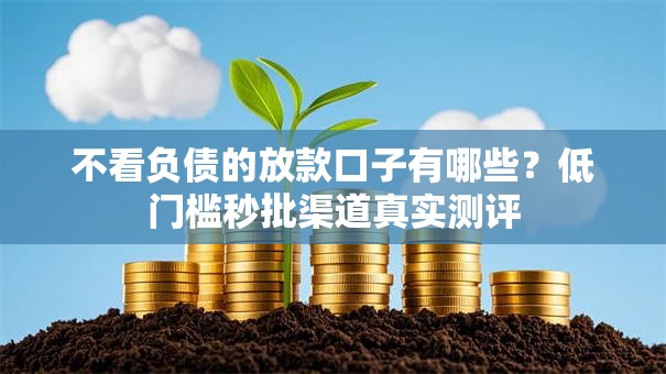 不看负债的放款口子有哪些？低门槛秒批渠道真实测评