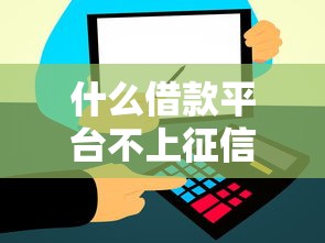 什么借款平台不上征信？这几种渠道可能不查信用报告