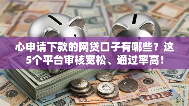 心申请下款的网贷口子有哪些？这5个平台审核宽松、通过率高！
