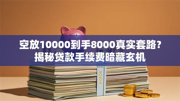 空放10000到手8000真实套路？揭秘贷款手续费暗藏玄机