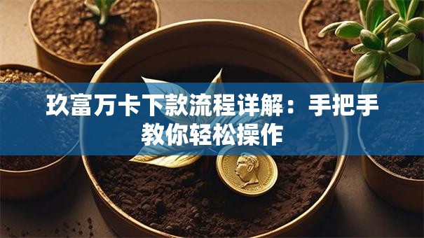 玖富万卡下款流程详解：手把手教你轻松操作