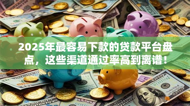 2025年最容易下款的贷款平台盘点，这些渠道通过率高到离谱！