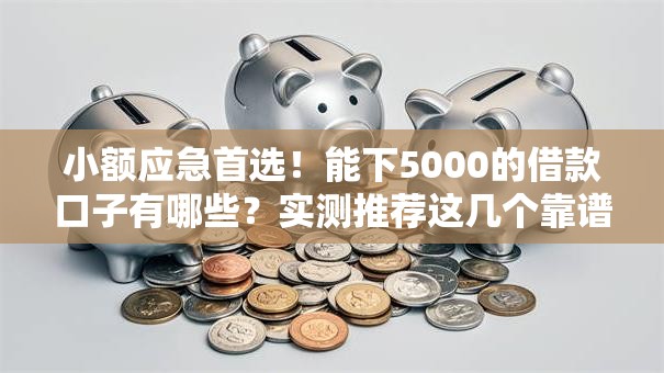 小额应急首选！能下5000的借款口子有哪些？实测推荐这几个靠谱平台
