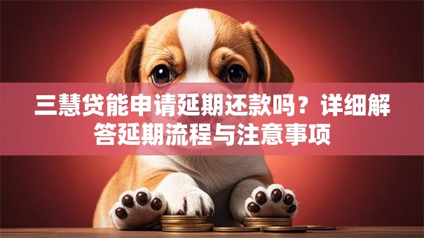 三慧贷能申请延期还款吗？详细解答延期流程与注意事项