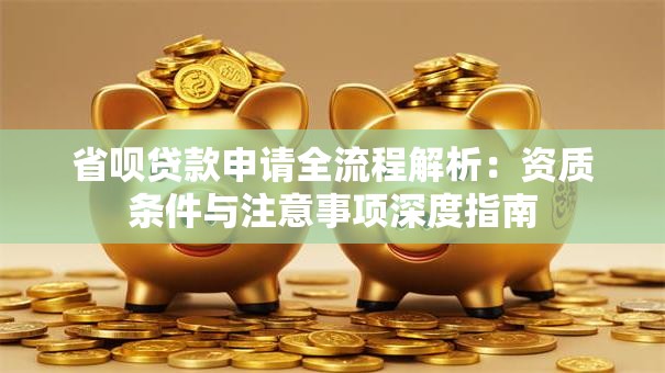 省呗贷款申请全流程解析：资质条件与注意事项深度指南