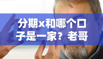分期x和哪个口子是一家？老哥亲测靠谱平台对比，看完秒懂怎么选！