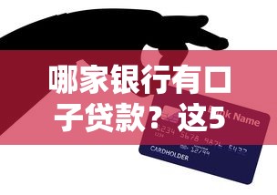 哪家银行有口子贷款？这5家产品最灵活，手把手教你避坑！