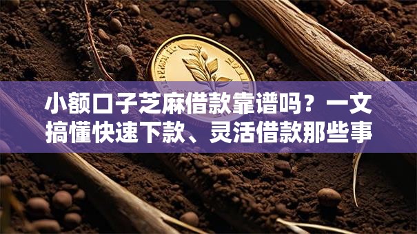 小额口子芝麻借款靠谱吗？一文搞懂快速下款、灵活借款那些事儿