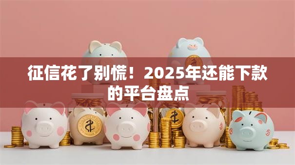 征信花了别慌！2025年还能下款的平台盘点