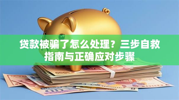 贷款被骗了怎么处理？三步自救指南与正确应对步骤