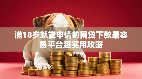 满18岁就能申请的网贷下款最容易平台超实用攻略