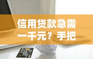 信用贷款急需一千元？手把手教你三步到账不踩坑