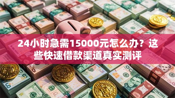 24小时急需15000元怎么办？这些快速借款渠道真实测评