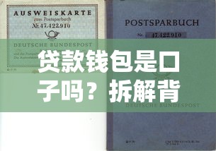 贷款钱包是口子吗？拆解背后风险与正规渠道选择指南