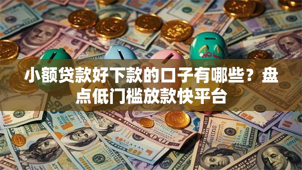 小额贷款好下款的口子有哪些？盘点低门槛放款快平台