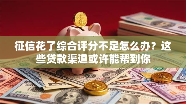 征信花了综合评分不足怎么办？这些贷款渠道或许能帮到你