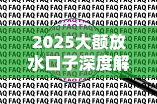 2025大额放水口子深度解读！低息方案+申请攻略全公开