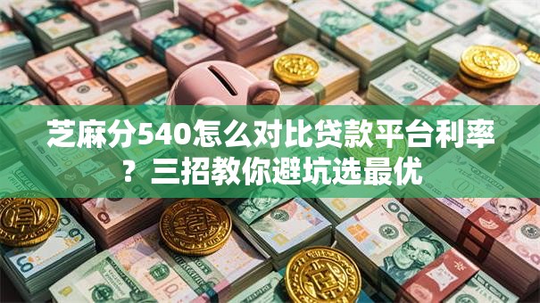 芝麻分540怎么对比贷款平台利率？三招教你避坑选最优