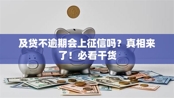 及贷不逾期会上征信吗？真相来了！必看干货