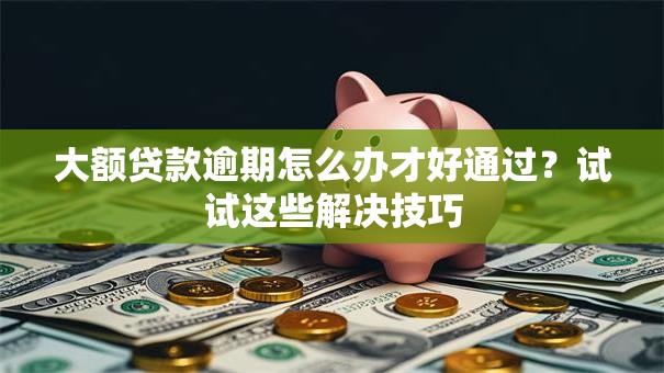 大额贷款逾期怎么办才好通过？试试这些解决技巧