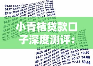 小青桔贷款口子深度测评：如何找到正规低息又灵活的借款渠道？