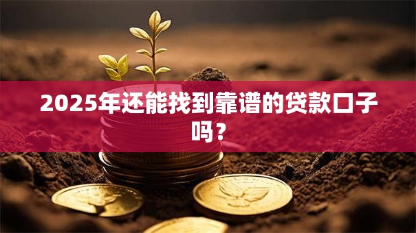2025年还能找到靠谱的贷款口子吗？