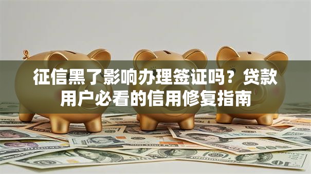 征信黑了影响办理签证吗？贷款用户必看的信用修复指南