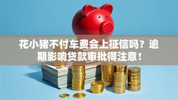 花小猪不付车费会上征信吗？逾期影响贷款审批得注意！