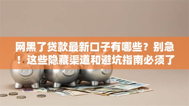 网黑了贷款最新口子有哪些？别急！这些隐藏渠道和避坑指南必须了解