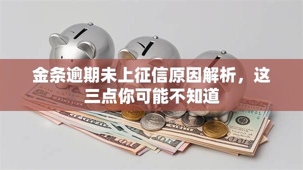 金条逾期未上征信原因解析，这三点你可能不知道
