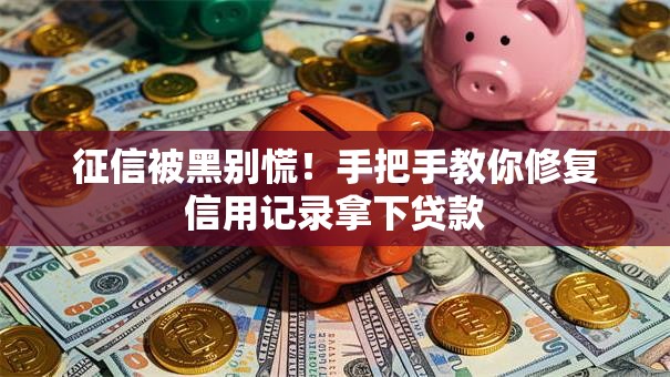 征信被黑别慌！手把手教你修复信用记录拿下贷款