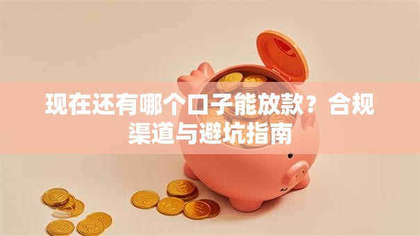 现在还有哪个口子能放款？合规渠道与避坑指南