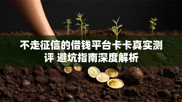 不走征信的借钱平台卡卡真实测评 避坑指南深度解析