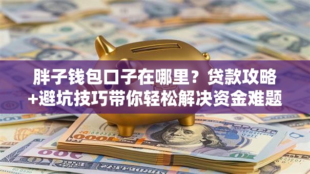 胖子钱包口子在哪里？贷款攻略+避坑技巧带你轻松解决资金难题