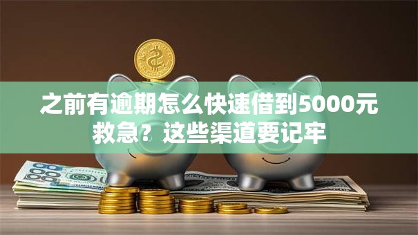 之前有逾期怎么快速借到5000元救急？这些渠道要记牢