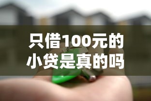 只借100元的小贷是真的吗？实测这些平台能下款