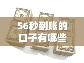 56秒到账的口子有哪些？5款快速到账平台最新实测